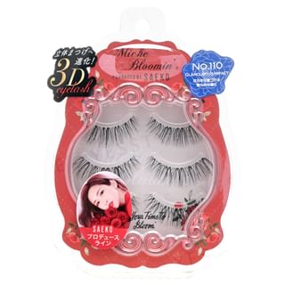 Miche Bloomin’ - Eyelash Produced By Saeko Renewal 110 Glamorous Imapct, 3 pairs, 22 g, 4560364939782