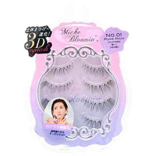 Miche Bloomin’ - Eyelash Renewal 01 Pure Rich, 4 pairs, 23 g, 4560364939225