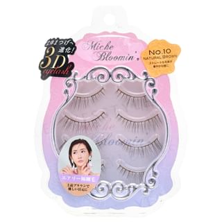 Miche Bloomin’ - Eyelash Renewal 10 Natural Brown, 4 pairs, 23 g, 4560364939317