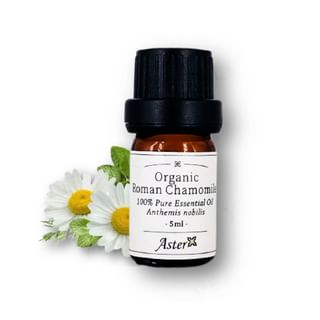 Aster Aroma - Organic Roman Chamomile Pure Essential Oil Anthemis Nobilis, 5ml, 45 g, 489020400005