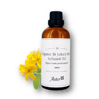 Aster Aroma - Organic St Johns Wort Infused Sunflower Oil, 100ml, 251 g, 489010340100