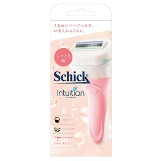 Schick Japan - Intuition Moist Skin Razor Holder & Blade Refill, 1 pc, 150 g, 4891228312213