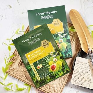 Forest Beauty - Natural Botanical Series Horse Chestnut Soothing Mask 3 pcs, 3 pcs, 121 g, 4710751664029