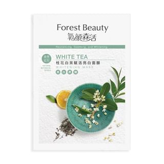 Forest Beauty - Natural Botanical Series White Tea Whitening Mask, 1 pc, 30 g, 4710751664968