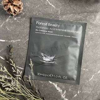 Forest Beauty - Hyaluronic Acid Intensive Moisturizing Bio Cellulose Mask, 1 pc, 60 g, 4710751664333