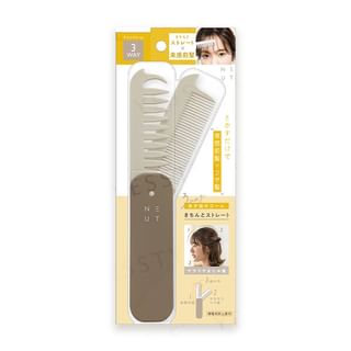 Beauty World - NEUT 3 Way Hair Arrangement Comb Smoothly Straight Type, 1 pc, 80 g, 4573225288172