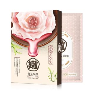 My Scheming - Bamboo And Rose Hydrating Sheet Mask, 5 pcs, 187 g, 4713410993973