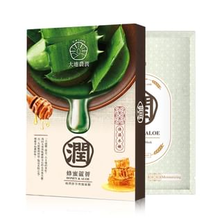 My Scheming - Honey And Aloe Moisturizing Sheet Mask, 5 pcs, 180 g, 4713410993744