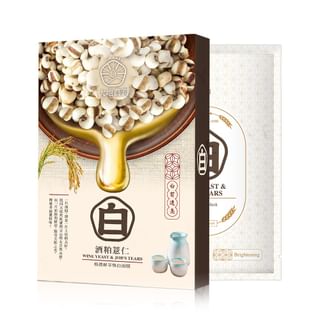 My Scheming - Wine Yeast & Job’s Tears Brightening Sheet Mask, 5 pcs, 188 g, 4713410993768