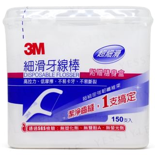 3M - Disposable Plastic Stemmed Dental Flosser, 150 pcs, 150 g, 4710367313366