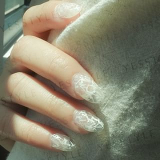 Cosplus - 0121 Nail Gel Polish Snowflake Collection 705 White, 8ml, 70 g, 4713233391888