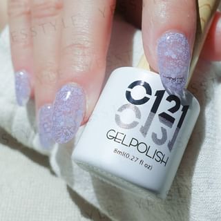 Cosplus - 0121 Nail Gel Polish Snowflake Collection 702 Purple, 8ml, 43 g, 4713233391857