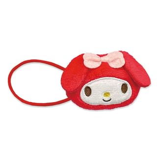 ASUNAROSYA - Sanrio My Melody Red Plush Hair Tie, 1 pc, 40 g, 4991567268155
