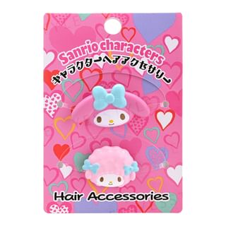ASUNAROSYA - Sanrio My Melody & My Sweet Piano Hair Tie, 2 pcs, 8 g, 4991567268520