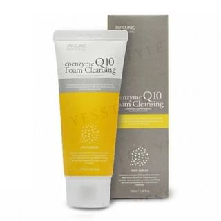 3W Clinic - Pure Natural Coenzyme Q10 Foam Cleansing, 100ml, 122 g, 8809772620384