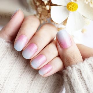 Lunacaca - Blissful Hydrangea Nail Art Stickers, 24 pcs, 10 g, 4892022007940