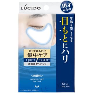 Mandom - Lucido Ageing Care Eye Patch, 10 pcs, 46 g, 4902806118308