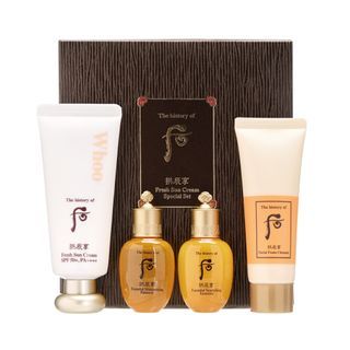 THE WHOO - Gongjinhyang Fresh Sun Cream Special Set, 4 pcs, 284 g, 8801051491647