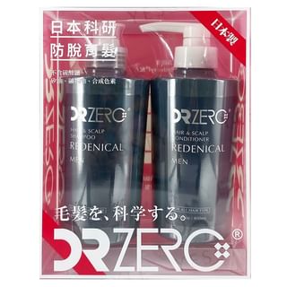 EWI Lab - DR ZERO Redenical Hair & Scalp Shampoo & Conditioner Set Men, 2 pcs, 980 g, 4582526990745