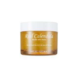 NATURE REPUBLIC - Natural Made Real Calendula Wash Off Pack, 100ml, 250 g, 8806173475056