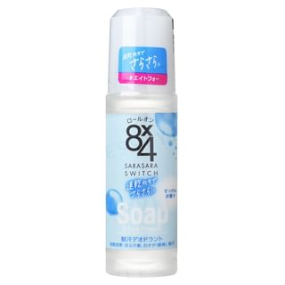 Kao - 8 x 4 Aroma Switch Antiperspirant Roll On Soap Pure Flower, 45ml, 63 g, 4901301332332