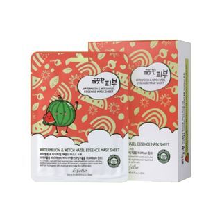 esfolio - Watermelon & Witch Hazel Essence Mask Sheet Set, 10 sheets, 340 g, 8809589393587