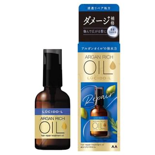 Mandom - Lucido-L Argan Rich Hair Treatment Oil Repair, 60ml, 189 g, 4902806100587