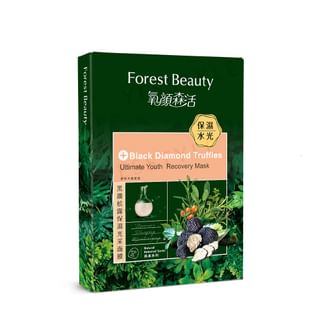 Forest Beauty - Natural Botanical Series Black Diamond Truffles Ultimate Youth Recovery Mask 3 pcs, 3 pcs, 122 g, 4710751666344
