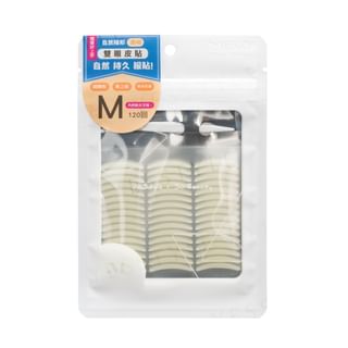 MEKO - Natural Invisible Transparent Double Eyelid Tape M 120 pcs, 120 pcs, 50 g, 4712862903950