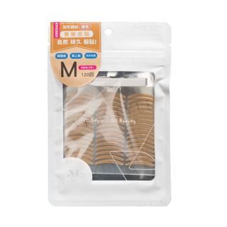 MEKO - Invisible Mesh Skin Color Double Eyelid Tape M 120 pcs, 120 pcs, 12 g, 4712862903929