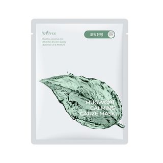 Isntree - Mugwort Calming Gauze Mask Set, New Version - 23g x 10 sheets, 331 g, 8809800940231