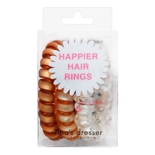 Tina’s Dresser - Happier Hair Rings, 3 pcs, 40 g, 4582409852382