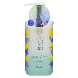 Kracie - Ichikami Color Care & Base Treatment Shampoo, 480ml, 566 g, 4901417722454