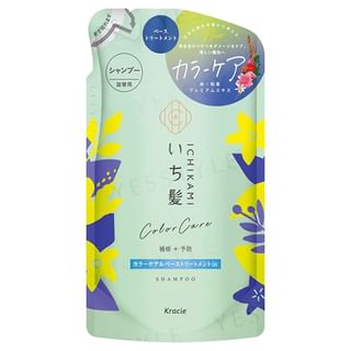 Kracie - Ichikami Color Care & Base Treatment Shampoo, 330ml Refill, 380 g, 4901417722553