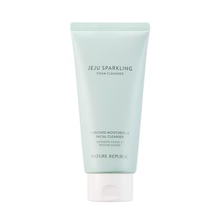 NATURE REPUBLIC - Jeju Sparkling Foam Cleanser Jumbo, 300ml, 600 g, 8806173474929