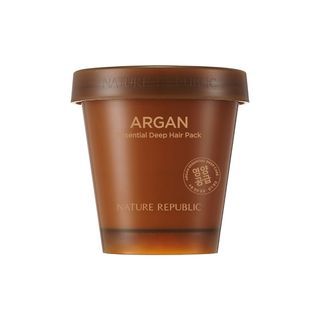 NATURE REPUBLIC - Argan Essential Deep Care Hair Pack, Renewed: 200ml, 245 g, 8806173468614