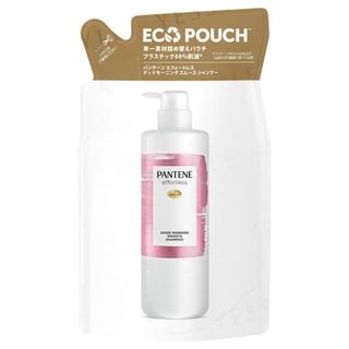 PANTENE Japan - Effortless Good Morning Smooth Shampoo Refill, 350ml, 500 g, 4987176075369