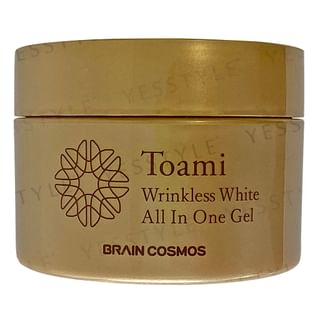 BRAIN COSMOS - Toami Wrinkless White All in One Gel, 100g, 180 g, 4571138555398