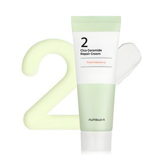 numbuzin - No.2 Cica Ceramide Repair Cream, 60ml - Renewed, 85 g, 8809652581279