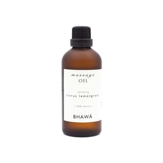 BHAWA - Citrus Lemongrass Massage Oil, 100ml, 150 g, 8859168423044
