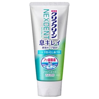 Kao - Clear Clean Nexdent Toothpaste Aqua Citrus, 110g, 150 g, 4901301399809