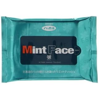 Kitami Hakka - Mint Face Wet Sheet, 20 pcs, 60 g, 4985146000670
