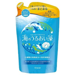 Kracie - Moisturizing Algae Of The Sea Moisturizing Care Rinse in Shampoo, 380ml Refill, 450 g, 4901417758095