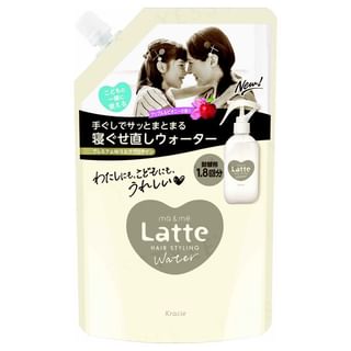 Kracie - Latte Hair Styling Water, 450ml Refill, 480 g, 4901417660022