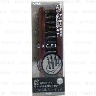 VeSS - Excel Foldable Mix Slim Hair Brush, 1 pc, 22 g, 4977084721670