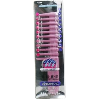 VeSS - Mineral Ion Comb for Rough Styling Pink, 1 pc, 20 g, 4977084716911