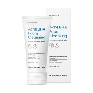MONSTER FACTORY - Acne BHA Foam Cleansing, 100ml, 250 g, 8809665915542
