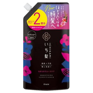 Kracie - Ichikami Smoothing Conditioner, 660g Refill, 720 g, 4901417722621