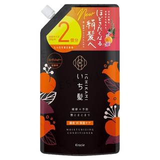 Kracie - Ichikami Moisturizing Conditioner, 660g Refill, 720 g, 4901417722645