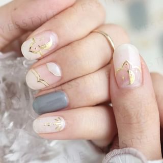 Lunacaca - Wheel Of Fortune Nail Art Sticker, 24 pcs, 50 g, 4892022007978